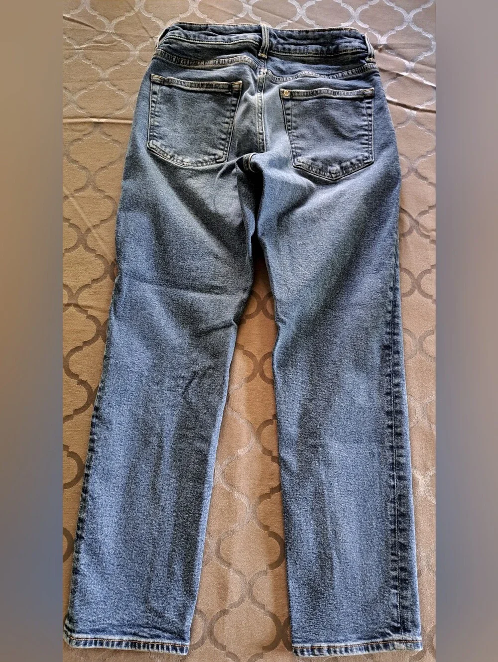H&M Straight Regular Fit Denim Jeans 29x30 Light Wash